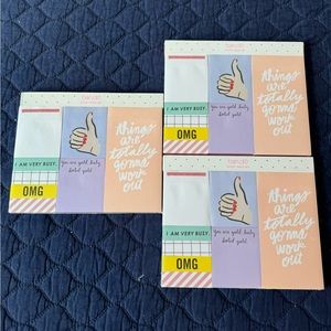 NEW Ban.do sticky notes - lot of 3